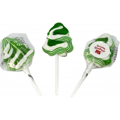 Unbranded Lollipops CCX003SML1 | Green & White Swirl